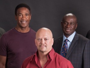 NFL HOF Mike Haynes, ASBA CEO David Gergen, NFL Cardinals HOF Roy Green