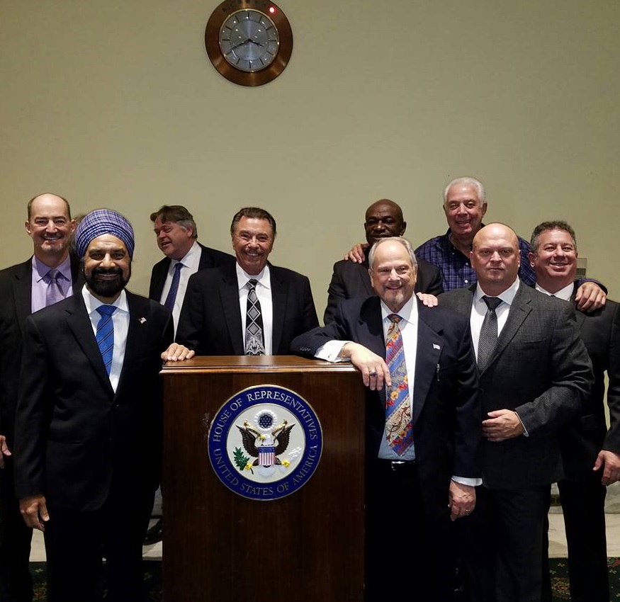 (Far Right) Dr. Neal Seltzer during an Official ASBA visit to the House of Representatives